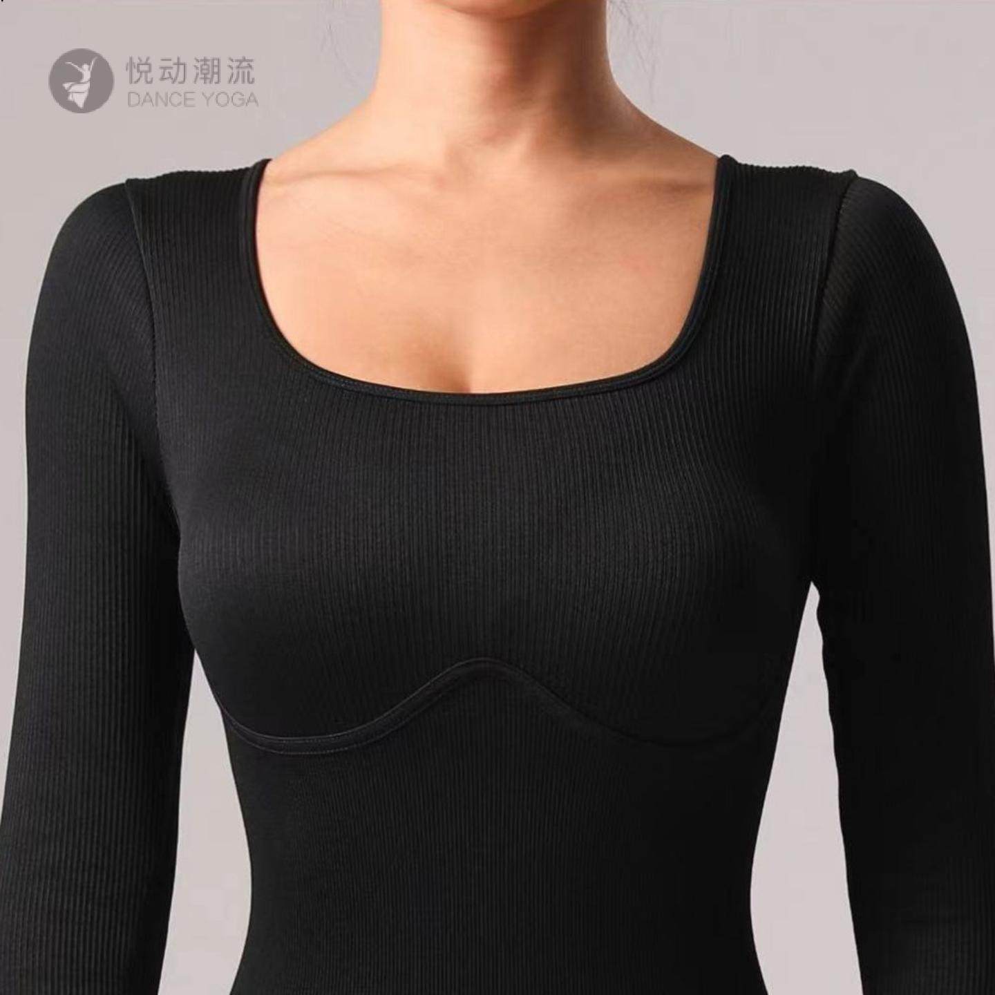 新款螺纹优质女式长袖连体衣衣提臀瑜伽连体裤,淘宝优惠券,粉丝福利购,淘宝优惠卷