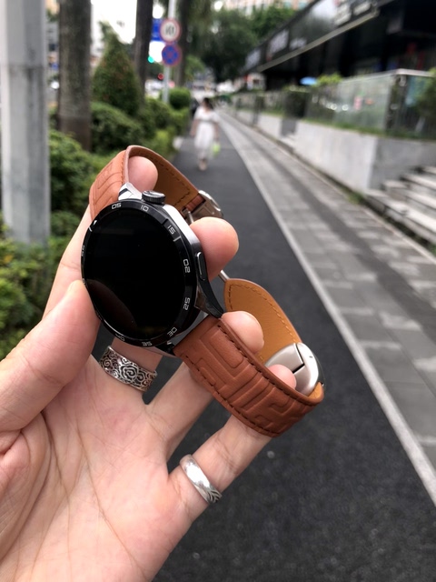 New style classic textured smooth buckle watch strap
