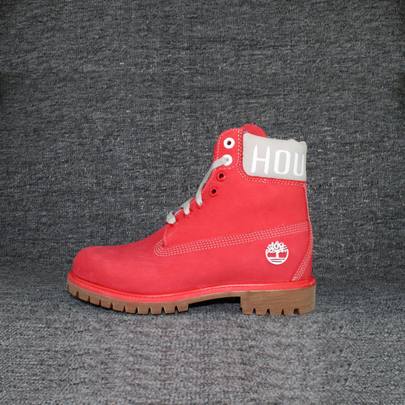 TIMBERLAND/添柏岚火箭联名踢不烂红色高帮男马丁靴TB0A249E-L61-图1