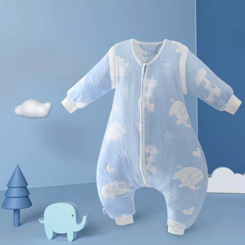 南极人 Детский шесть -слойный тонкий спальный мешок весна и осенняя осень детская осень и зимний кик -кик универсален в четырех сезонах