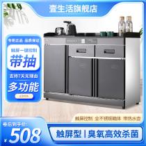 Bag Compartment Marble Countertop Tea Water Cabinet cabinet Commercial double door with drawers with Sterilized Dining Room with Dining Side Cabinet