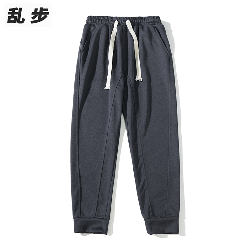 休闲裤男款夏季宽松春夏卫裤潮牌束脚裤子薄款加长运动裤男士长裤