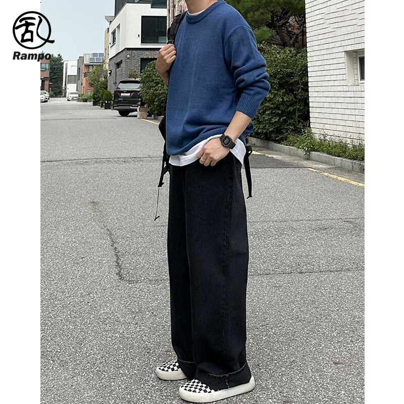 套头毛衣外套男冬季ins韩系百搭暖色针织衫慵懒风时尚男装打底衫