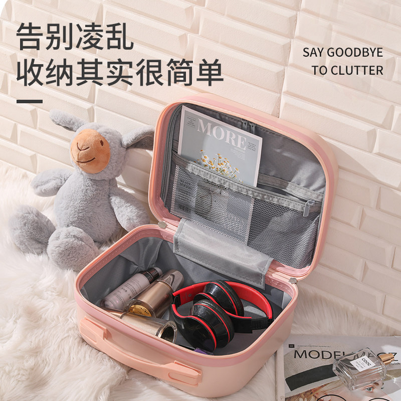 手提14寸女小型旅行迷你登机行李箱 银盾箱包旅行箱