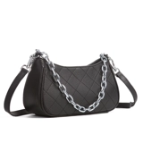 Модная кожаная цепь, сумка на одно плечо, сумка подмышку, из натуральной кожи, 2020, воловья кожа, в стиле Шанель, на цепочке