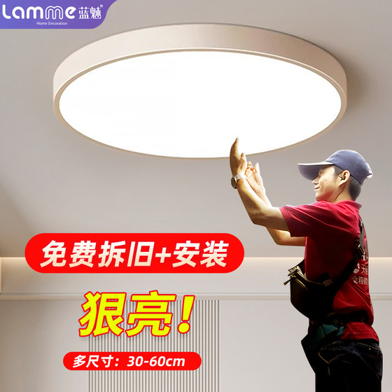 Full spectrum eye protection bedroom study ceiling lamp