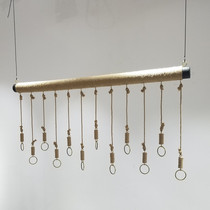 Clothing Store Hanger Hanger Hemp Rope Hanger Hanger Steel Wire Hook Suspension Retro Show Rack Childrens Clothing Shop Side Hanging Top Shelf