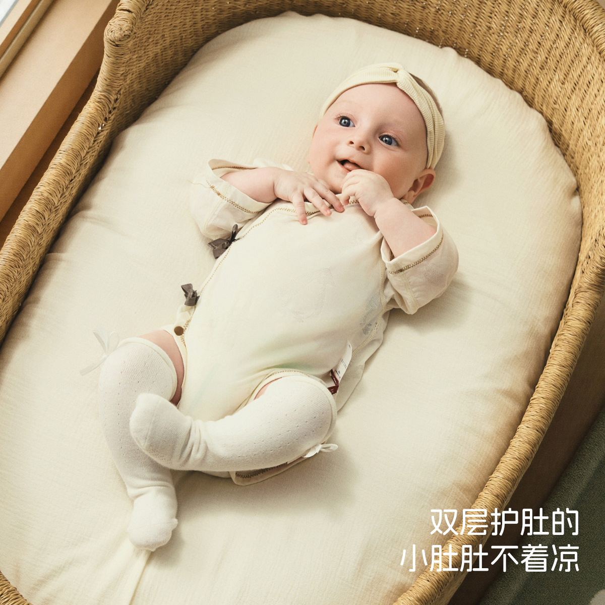 [奇迹大西洋]aqpa爱帕包屁衣新生婴儿连体衣夏季薄款宝宝衣服睡衣 - 图1