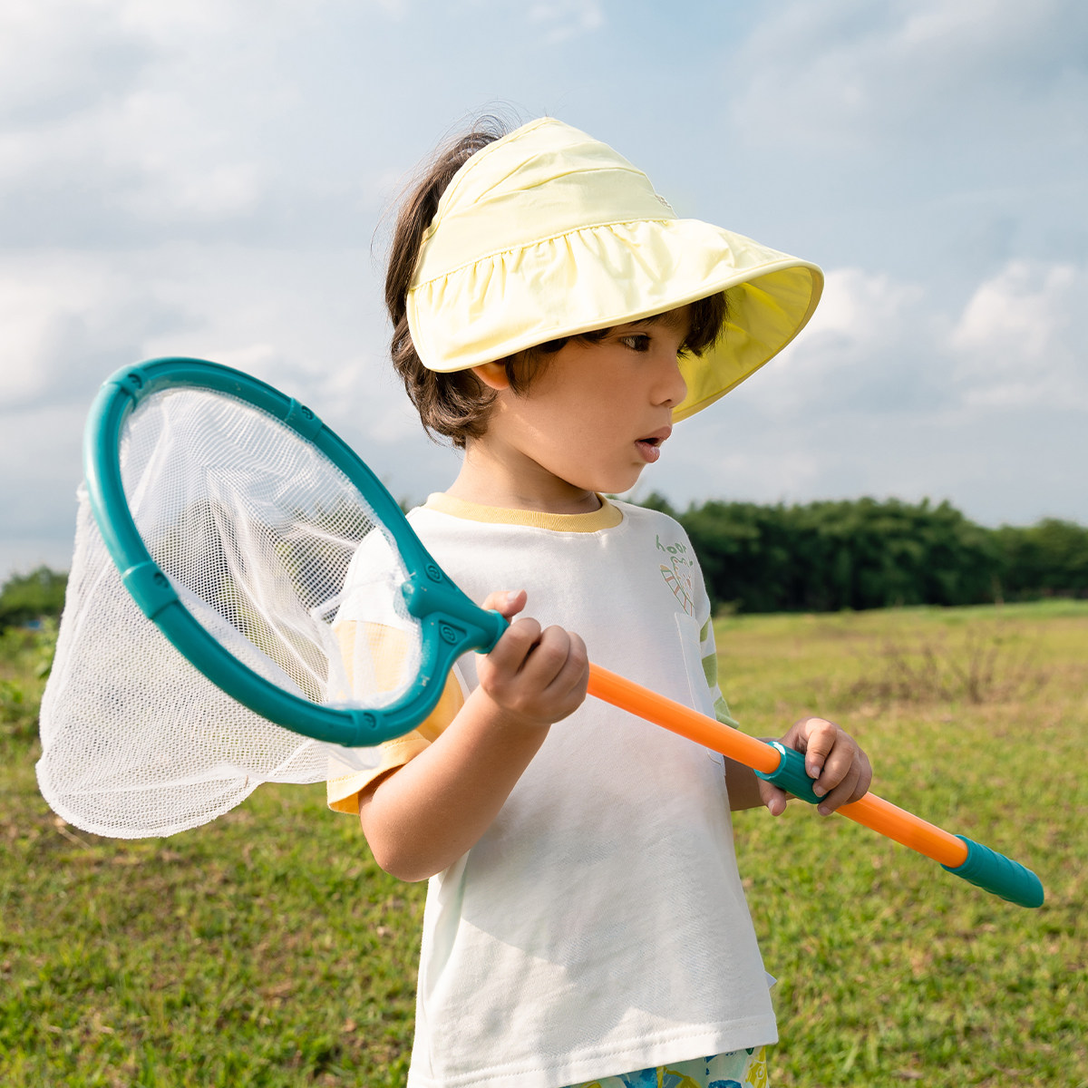 aqpa儿童防晒帽遮阳帽太阳渔夫帽