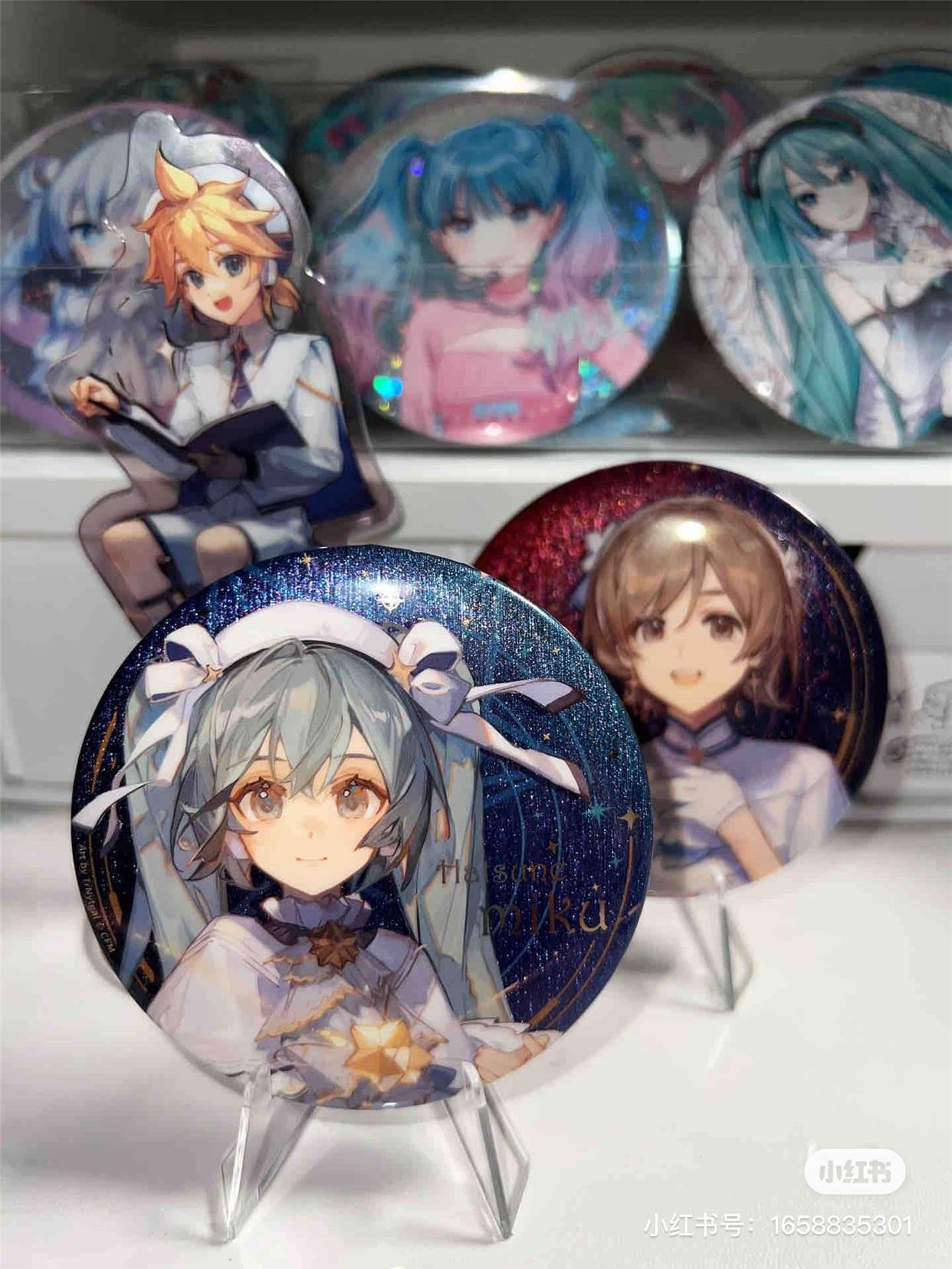 初音未来周边miku星祈之夜吧唧高颜值徽章背包挂饰胸针二次元谷物 - 图3