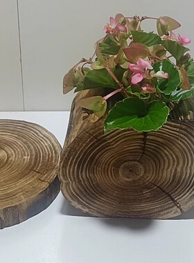 实木花瓶摆件客厅插花装饰品创意个性艺术花瓶