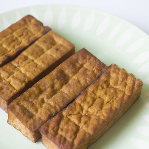 攸县香干子/柴火烟熏香干 农家自做新鲜豆腐 湖南特产 500g - 图1