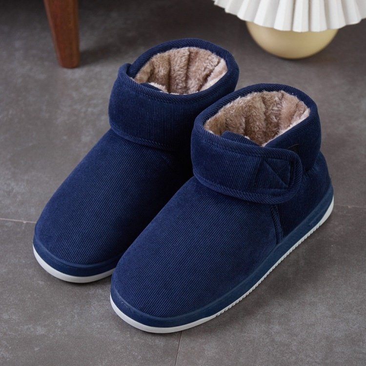 中老年人保暖棉拖鞋男女款冬季加厚防滑魔术贴居家棉鞋爸爸妈妈鞋,淘宝优惠券,粉丝福利购,淘宝优惠卷