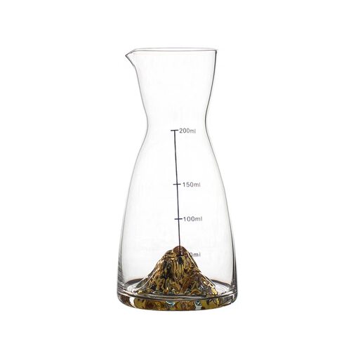 伊莉斯白酒分酒器商用带刻度金箔分酒壶家用创意奢华玻璃酒壶酒具 - 图3