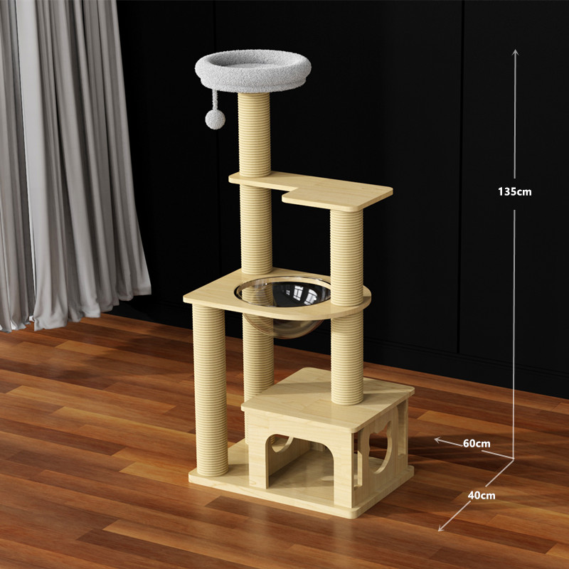 （全麻绳）猫爬架子猫架子猫窝一体爬猫架猫爬架不占地猫咪用品-图1