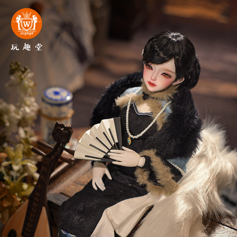 正版四分bjd女娃晚意军阀民国风旗袍sd人形玩偶手工娃娃可动玩偶,淘宝优惠券,粉丝福利购,淘宝优惠卷