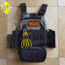 FCSK low visual degree tactical vest light weight waistcoat paired with MK3 chest