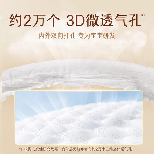 尤妮佳moony极上通气拉拉裤3XL20婴儿宝宝尿不湿男女通用 - 图2