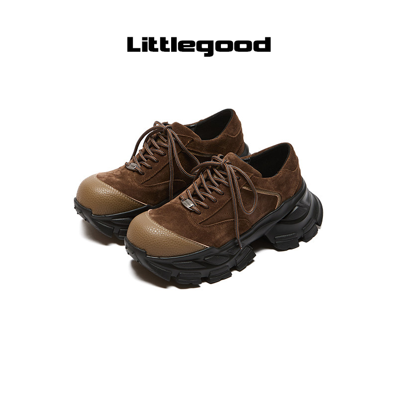 【新品推荐】littlegood复古厚底休闲单鞋2025秋季新款百搭女鞋