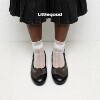 Littlegood retro love rivet flat shoes for women 2026 summer new style versatile
