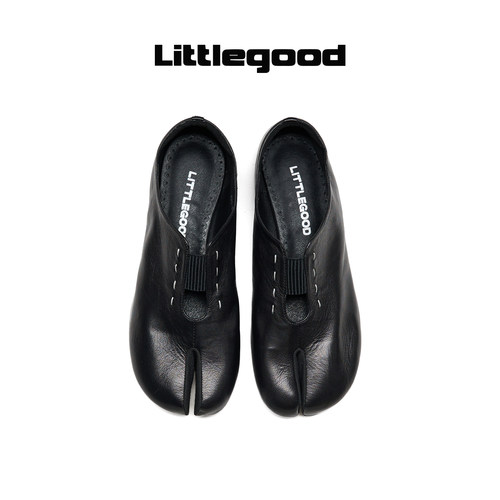 【新品推荐】littlegood极简风分趾鞋2026夏季新款一脚蹬平底鞋 - 图1