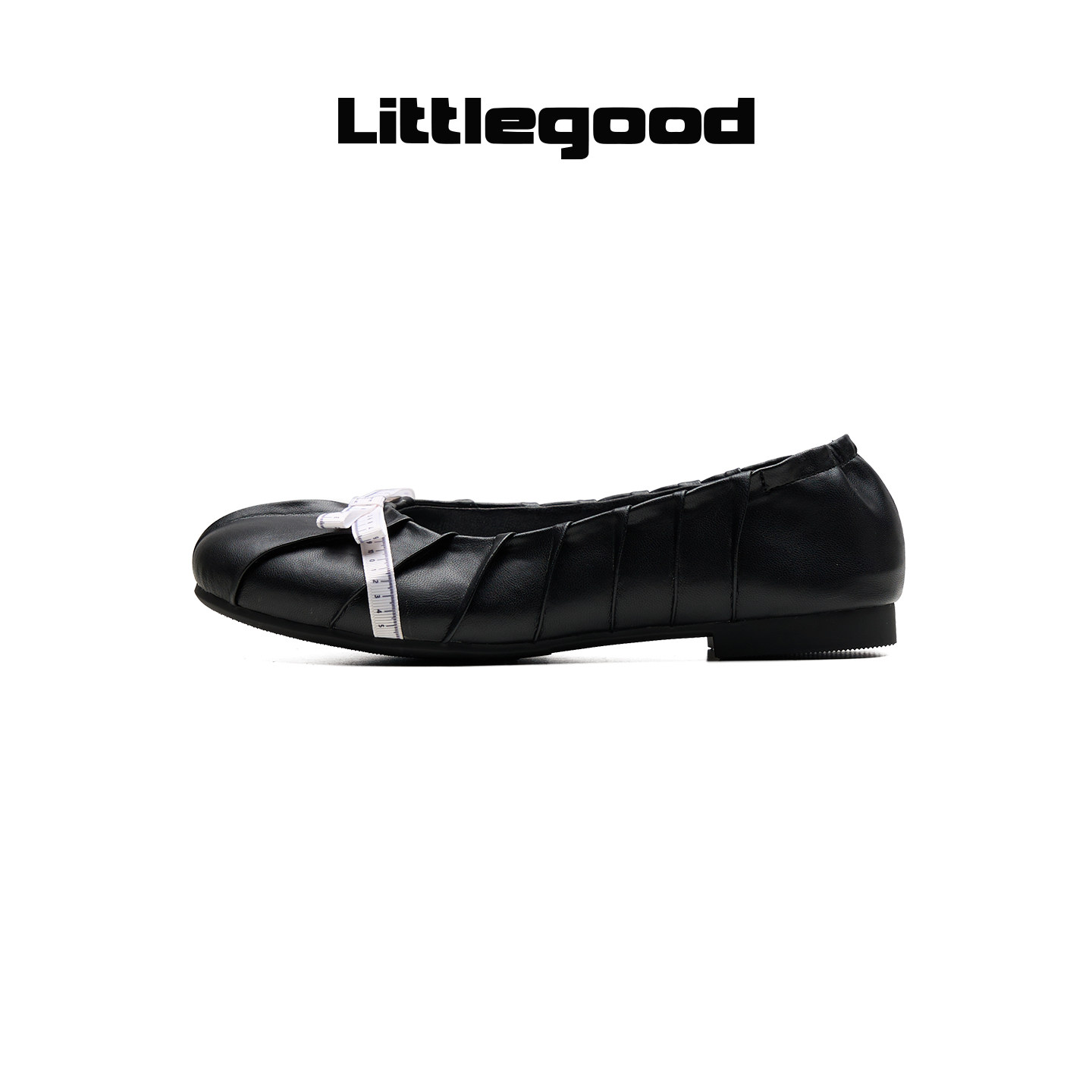 Littlegood girl bow shallow mouth single shoes women's 2026 new ballet shoes