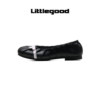 Littlegood girl bow shallow mouth single shoes women's 2026 new ballet shoes