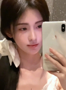 鞠婧祎同款白色缎面方巾大肠发圈女高级感韩系超大慵懒风头绳发饰