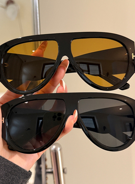 气质简约太阳眼镜遮阳超大女