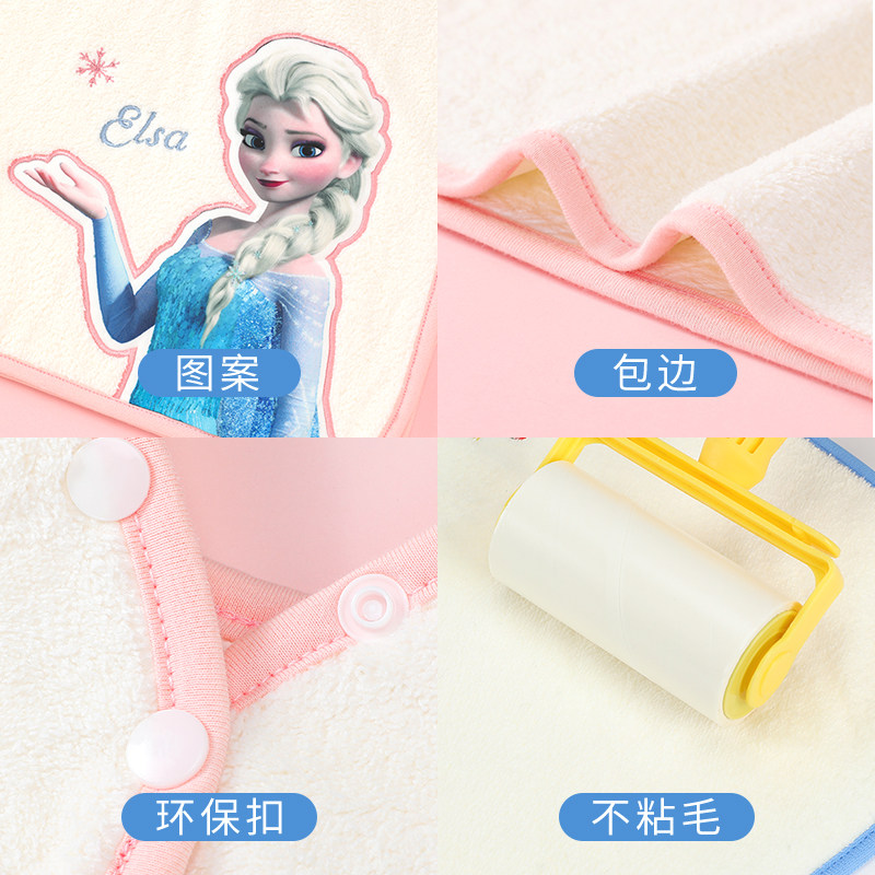 迪士尼儿童洗漱巾宝宝洗脸刷牙防水围兜毛巾多功能不湿衣漱口水巾,淘宝优惠券,粉丝福利购,淘宝优惠卷