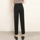 Xinyue Straight Pants Women's Spring and Autumn 2026 Black Nine-Point Pants Slimming Large Waist High Women's Suit Pants Casual Pants