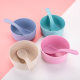 Wheat straw meal bowl with tableware round simple rice bowl