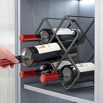 Red Wine Rack Light Lavish Living Room Red Wine Grid Rack Wine Cabinet Red Wine Rack Pendulum Pieces Inclined Dining Side Cabinet Wine Bottle Racks