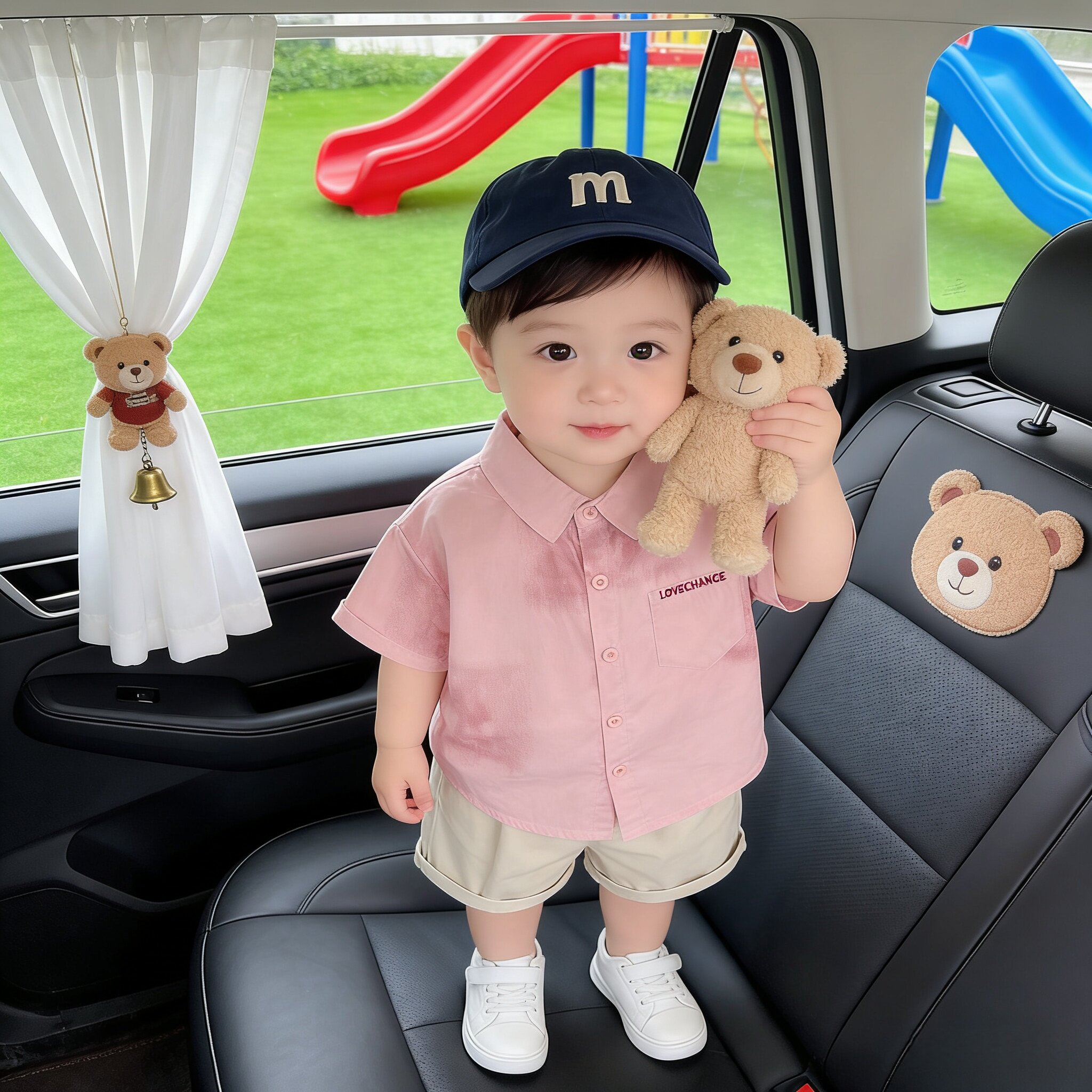 Boys' suits, summer clothes, baby fashionable clothes, baby boys' handsome shirts and pants two-piece set, summer children's clothes