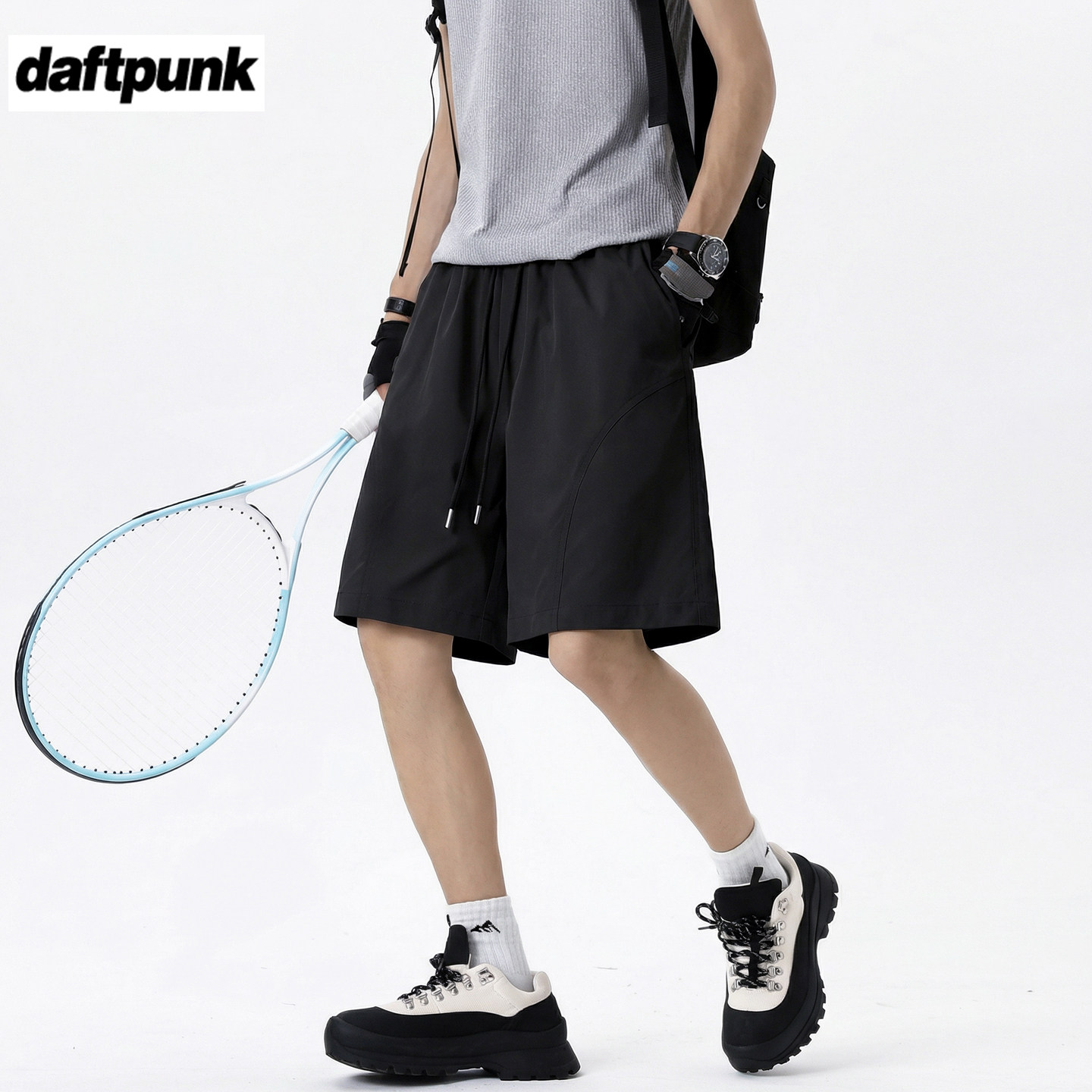 【疯庞克】夏季薄款篮球运动工装裤