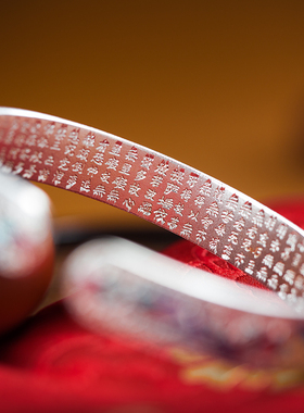 实心精工凤凰手镯足银小众女