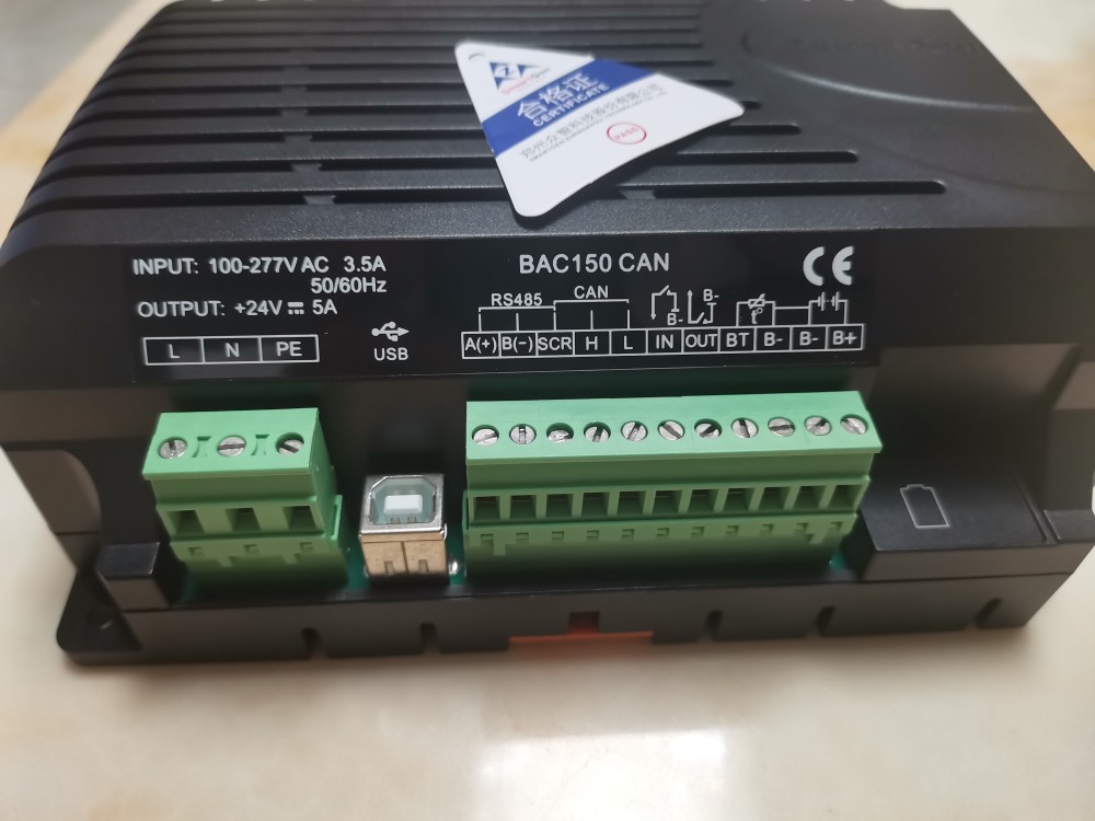 SmartGen众智BAC150CAN蓄电池充电器柴油发电机组12V/24V电瓶 - 图2