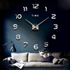 Living room decoration clock plexiglass metal paint