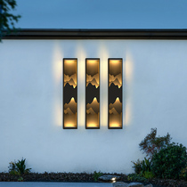 OUTDOOR WALL LAMP WATERPROOF EXTERNAL WALL LAMP NEW CHINESE SOLAR LANDSCAPE COURTYARD LAMP VILLA GATE DOOR COLUMN LAMP DOOR FRONT LIGHT