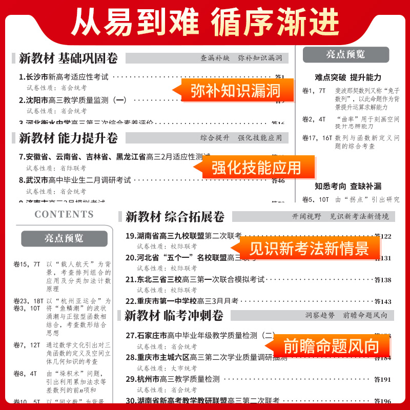 2024天利38套语文数学英语物理化学生物政治历史地理新高考新教材试题汇编模拟卷高考总复习必刷题江苏专版全国通用天利三十八套 - 图2