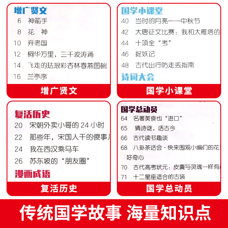 意林小国学杂志小学生版2024年1-5月新/全年/半年订阅2023年国学经典阅读创刊号少年版15周年作文素材新课标历史知识旗舰店过刊 - 图2