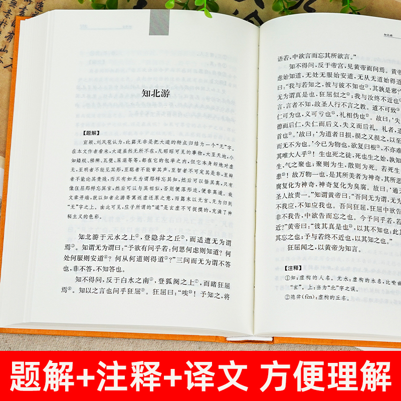 3册精装】庄子全集书籍+老子孟子译注中华书局三全系列正版全本全注全译老庄之道中华传统文化道家今注今译文白对照国学经典书-图1