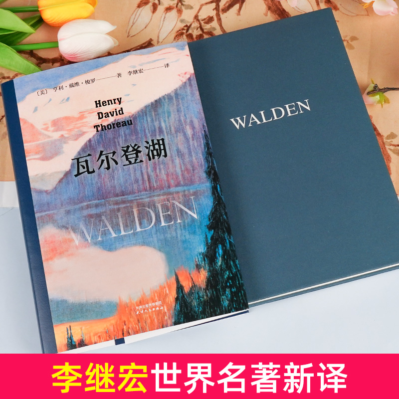 瓦尔登湖正版精装梭罗原著 简爱书籍正版中文李继宏译本全8册 喧哗与骚动 小王子老人与海傲慢与偏见月亮和六便士了不起的盖茨比 - 图1