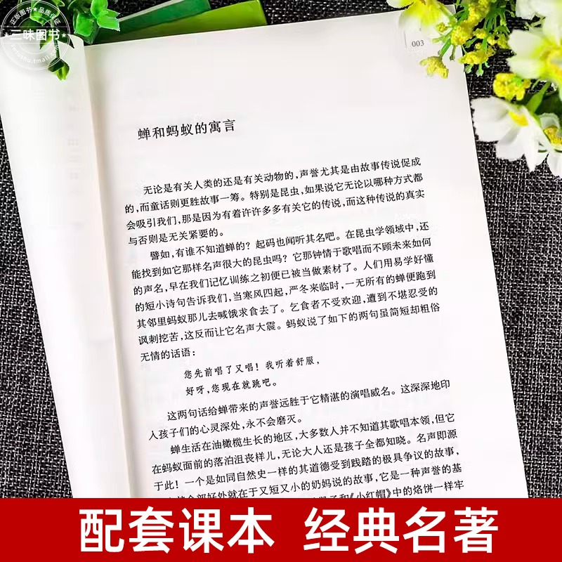 昆虫记法布尔正版原著初中青少版 人民文学出版社名著阅读书目 八年级上册必课外阅读书籍初二经典文学配套语文教材思维导读 - 图1