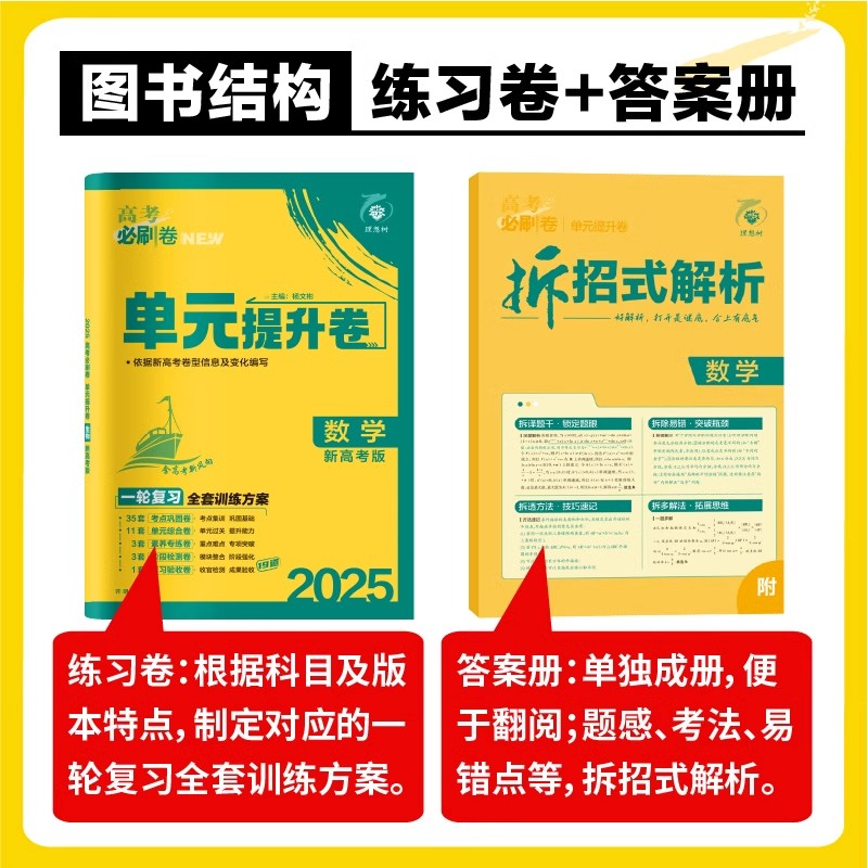 2025版高考必刷卷单元提升卷政治新教材版 高三一轮复习教材单元检测卷真题试卷资料 高中政治单元提升卷政治新教材版一轮复习 - 图3