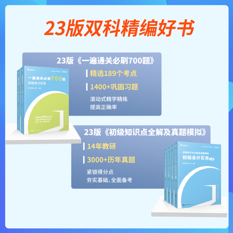 【23版课程已更新】高顿2023年初级会计实务经济法基础初级会计职称考试豪华书课包录播课+直播课零基础专享网课课程题库应试资料-图3