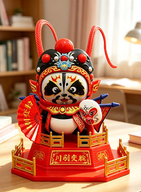 甄艺尚品变脸玩具川剧脸谱