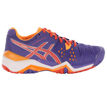 5 ສີໃນຫຼັກຊັບ ASICS Konta GEL-R5 / R6 ເກີບ tennis ແມ່ຍິງ R5 / R6 E550Y