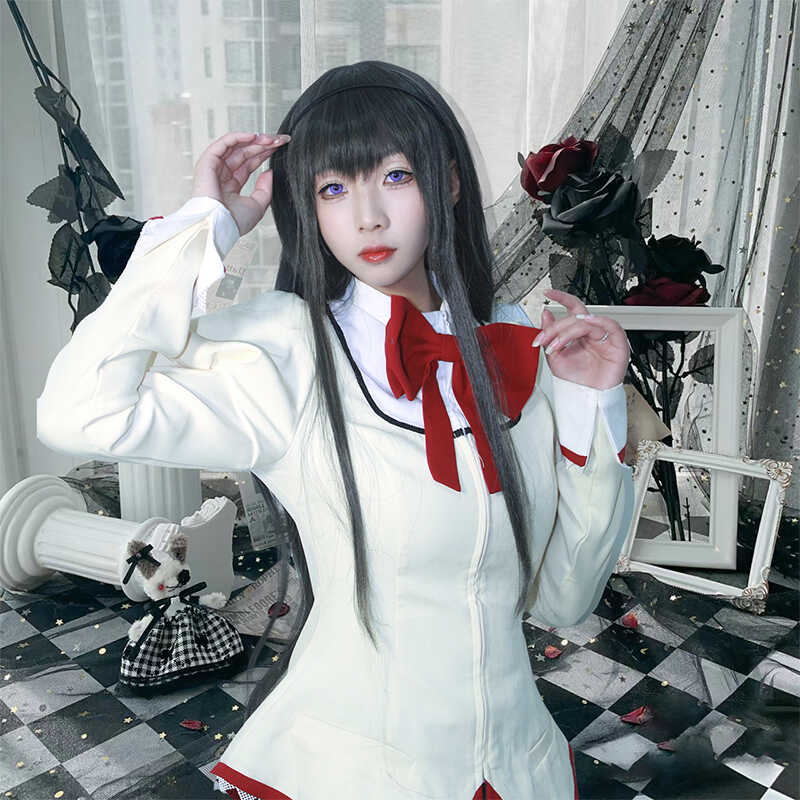 魔法少女小圆cos服校服鹿目圆晓美焰美树沙耶香巴麻美cosplay制服 - 图0