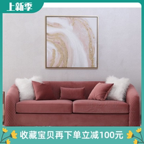 Jane Aub Craft Sofa Designer Net Red Straight Row Small Family Trio Position MINIMALIST Nordic Wind Light Extravagant Sofas